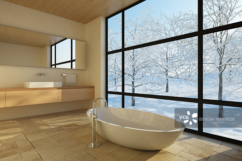 现代浴室图片素材