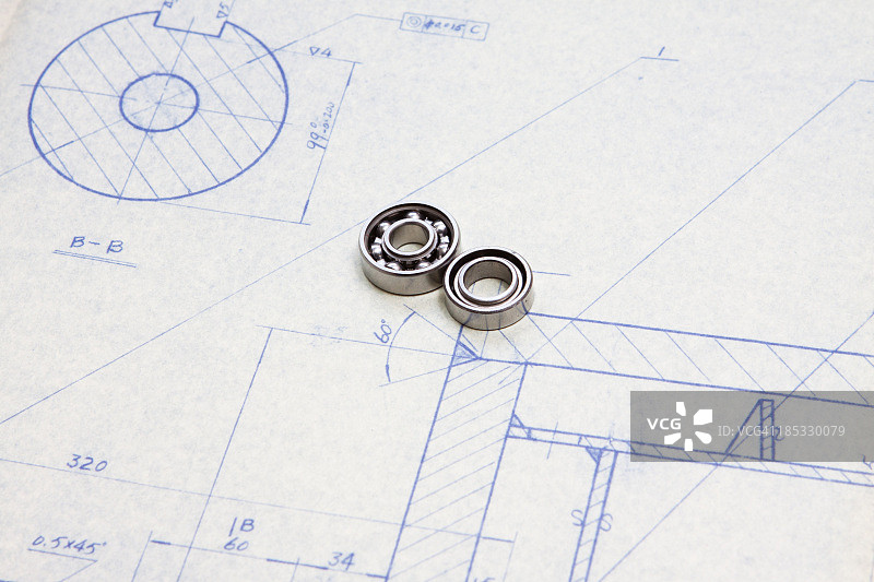 技工蓝图细节图片素材