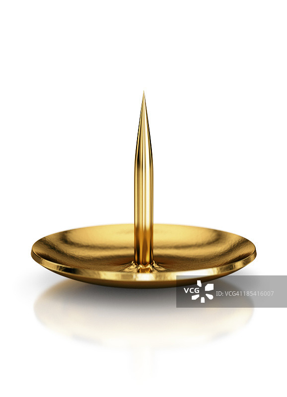 倒置黄铜图钉图片素材