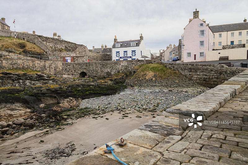 从旧港口看波特索伊的景色图片素材