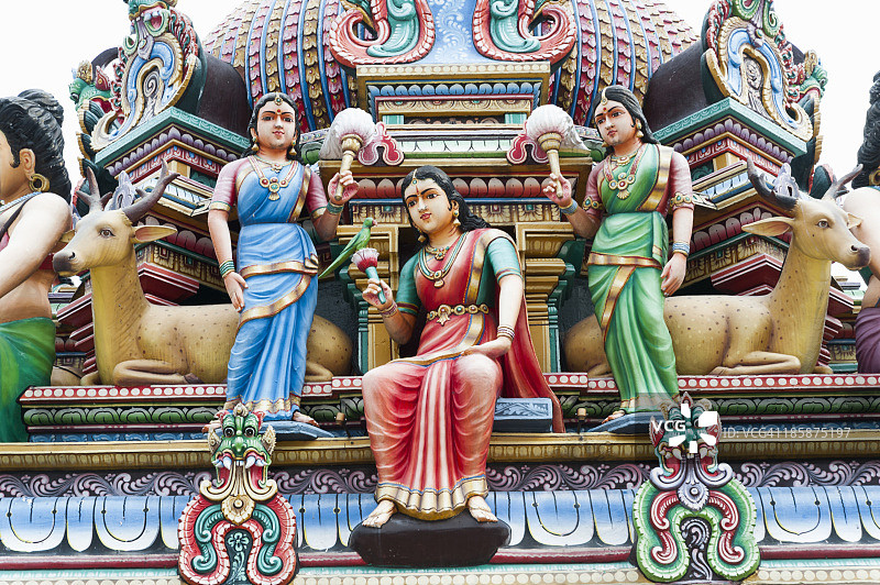 新加坡斯里玛丽安曼兴都庙图片素材