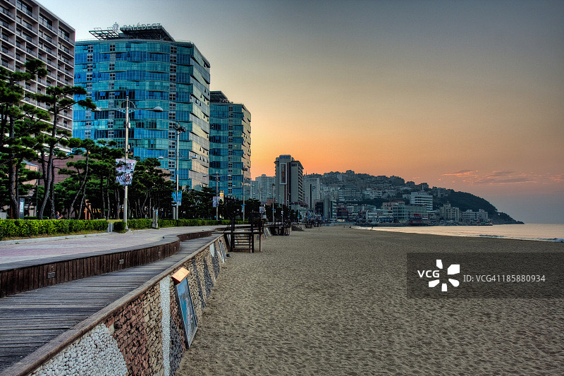 海云台海滩图片素材