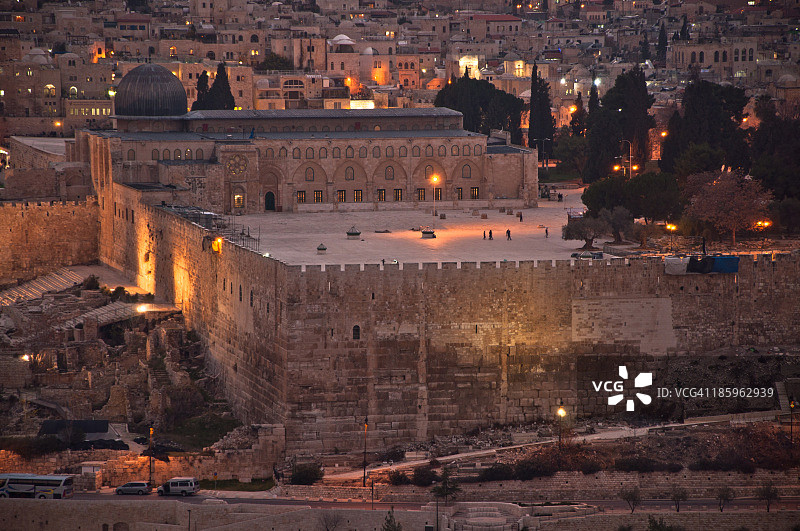 阿克萨清真寺图片素材