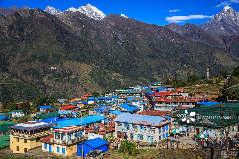 尼泊尔昆布卢克拉图片素材