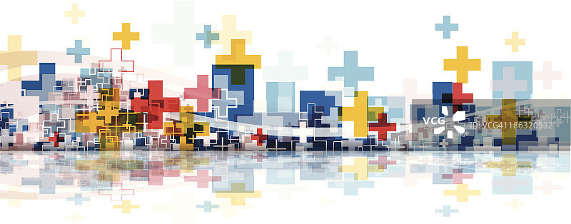 城市路口图片素材