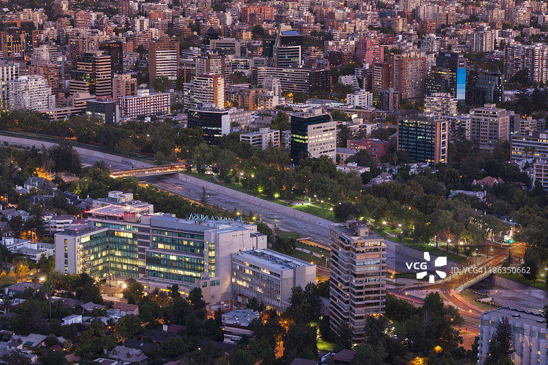 圣地亚哥城市景观图片素材