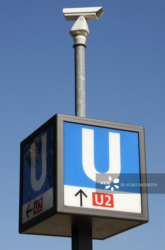 柏林地铁站标志图片素材