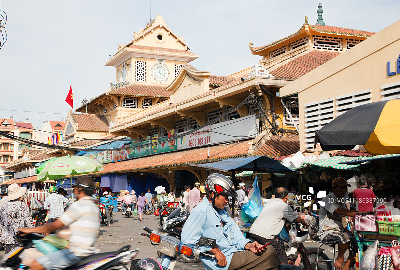胡志明市堤岸平西市场图片素材