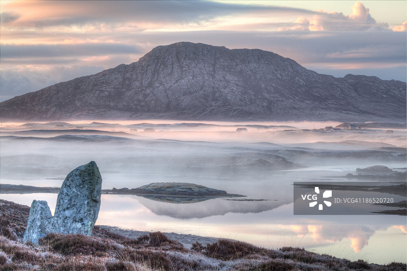 北尤伊斯特岛的黎明图片素材