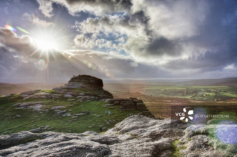 岩石顶端图片素材