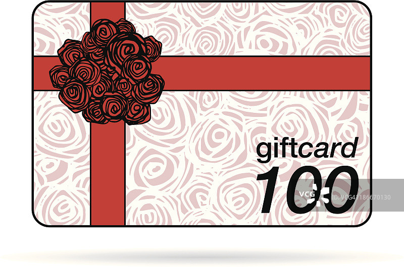 可编辑的促销礼品卡矢量图图片素材