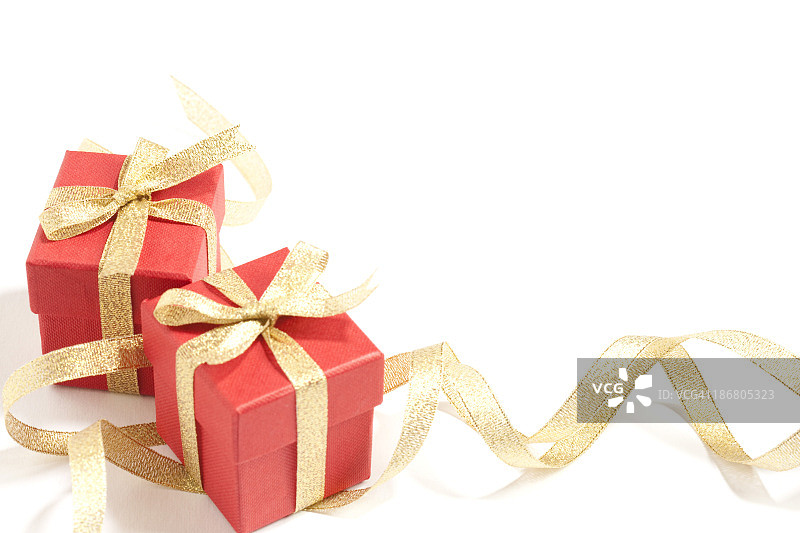 礼品盒与丝带图片素材