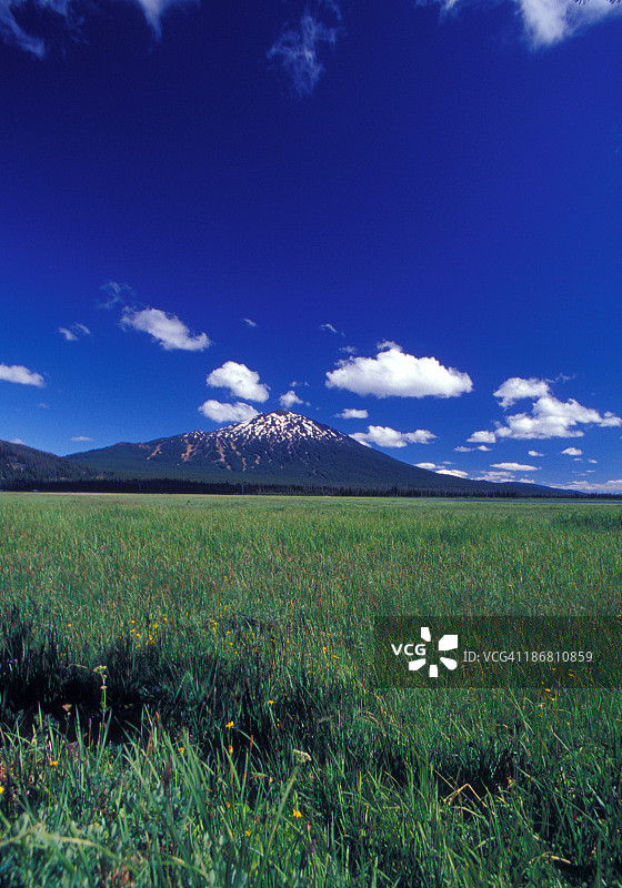 俄勒冈州的单身汉山图片素材