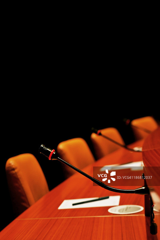 圆形会议桌图片素材