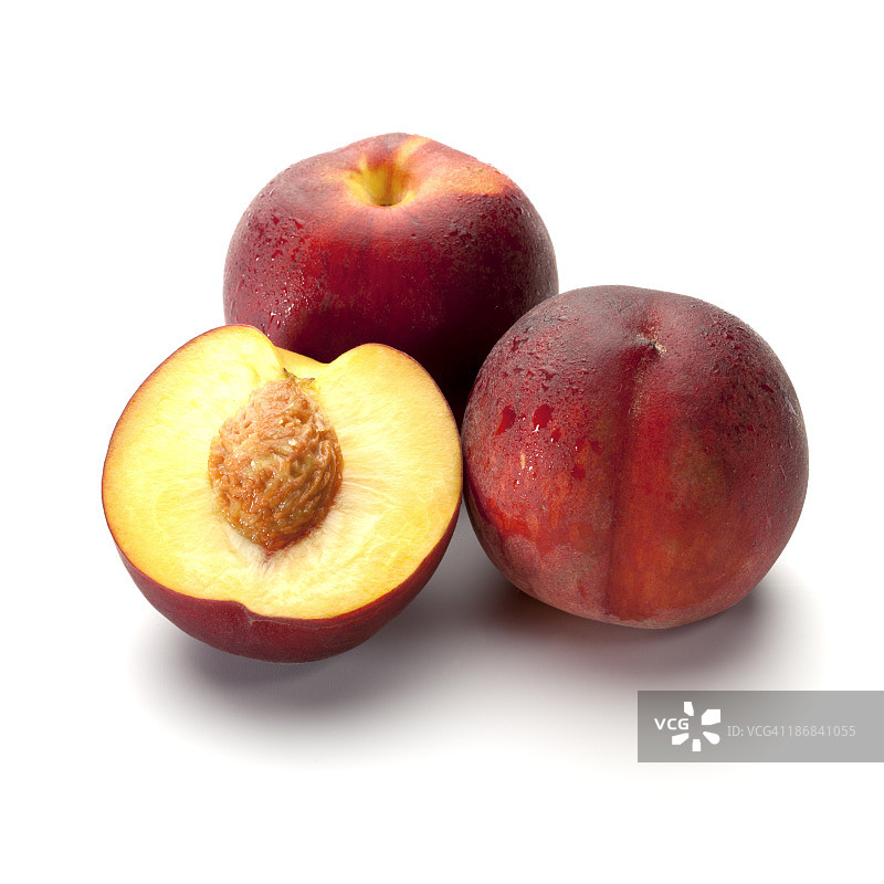 新鲜的桃子水果图片素材