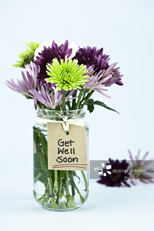 祝您早日康复图片素材