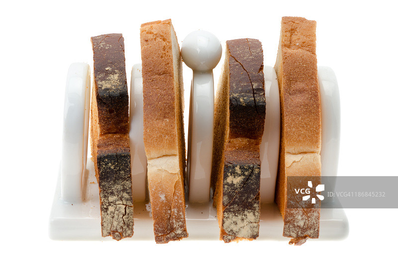 烤面包片，白色背景图片素材