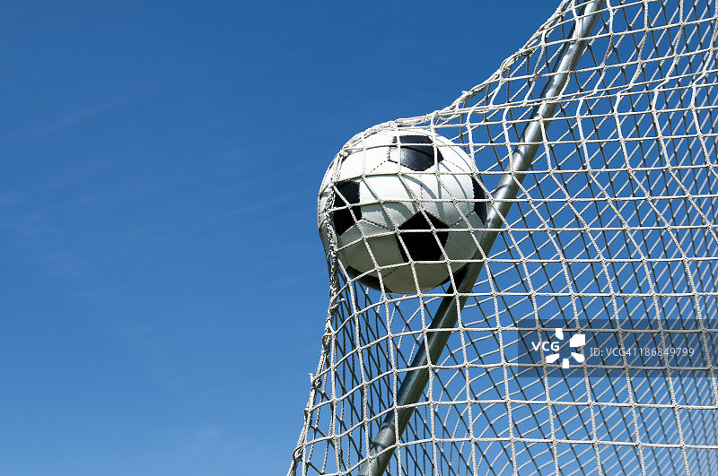 足球入网得分图片素材