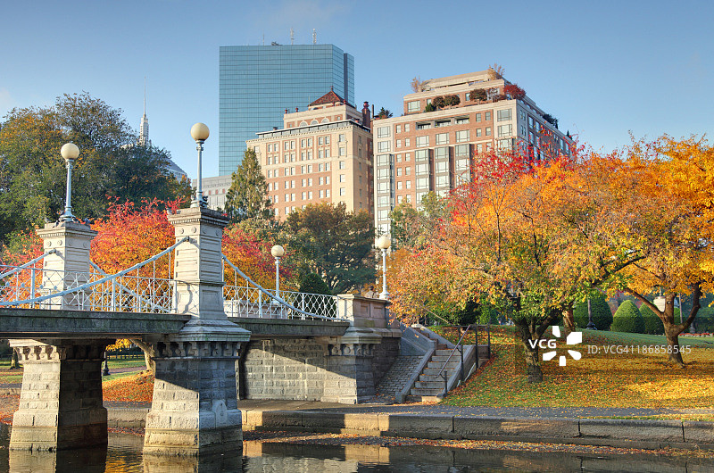 波士顿的秋色图片素材
