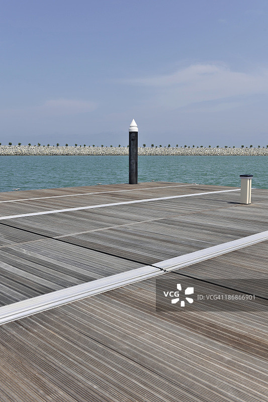 码头浮桥图片素材