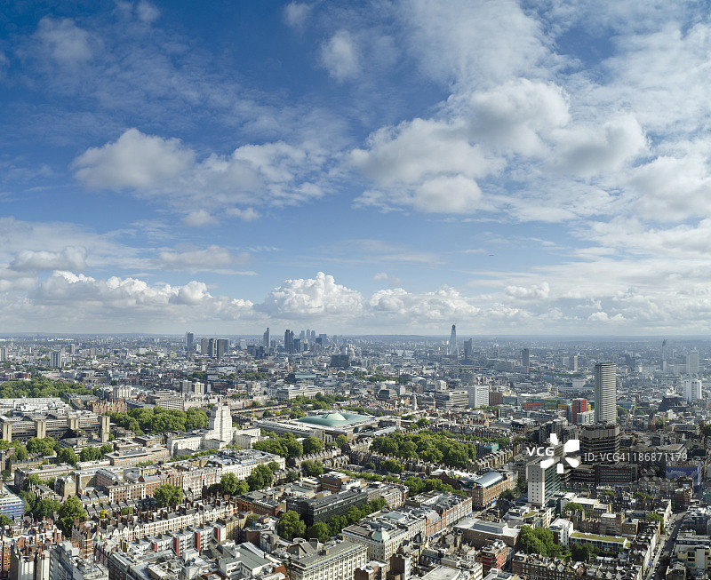 伦敦天际线全景图片素材