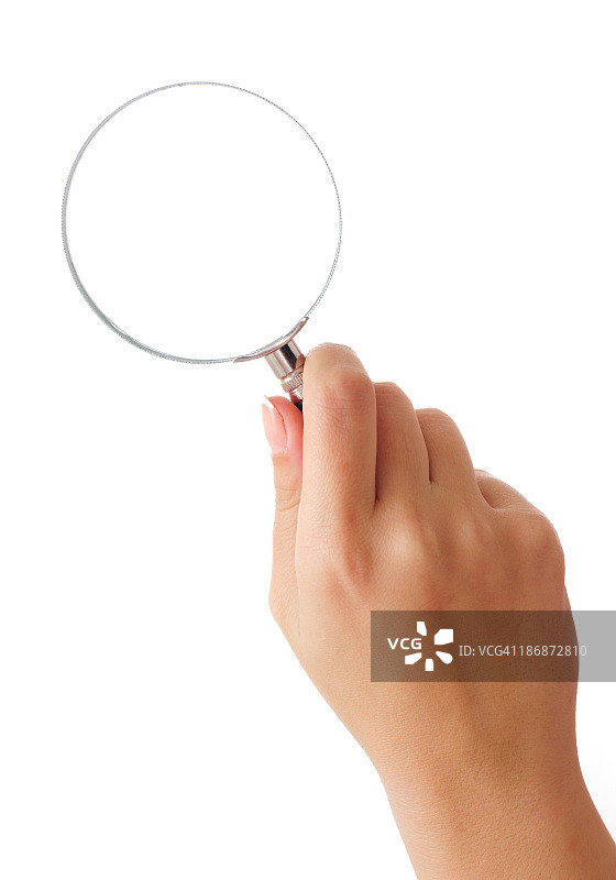 手持放大镜图片素材