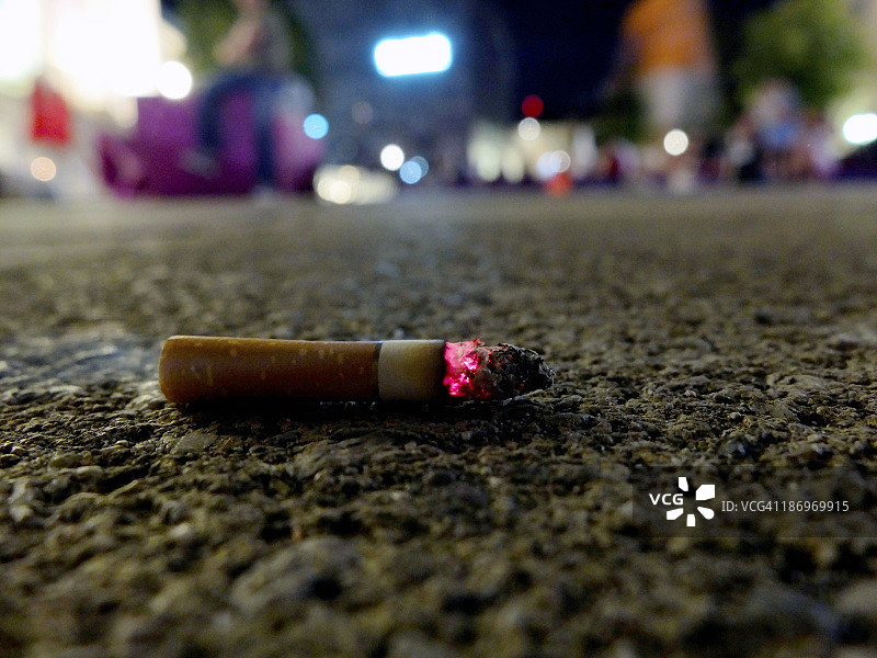 香烟头图片素材