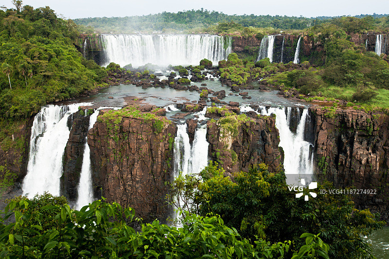 阿根廷、巴西伊瓜苏瀑布图片素材