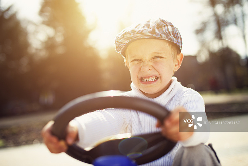 复古风赛车手图片素材