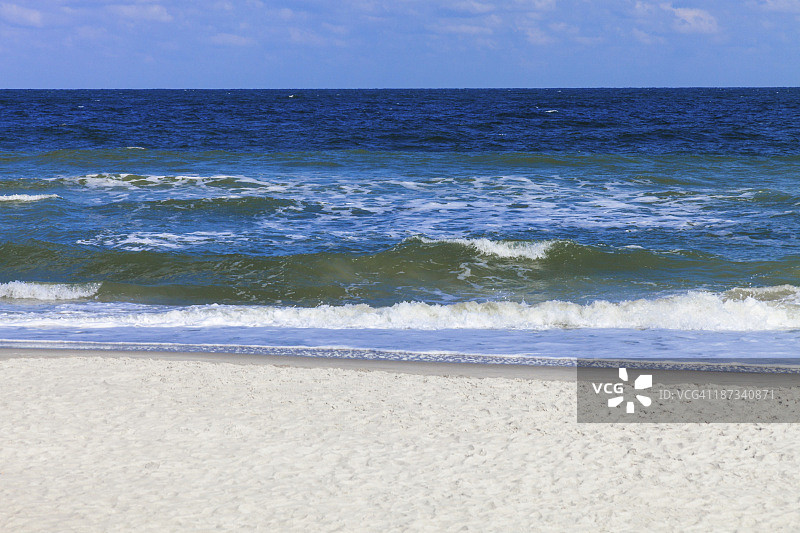 佛罗里达州海王星海滩的沙滩与天空图片素材