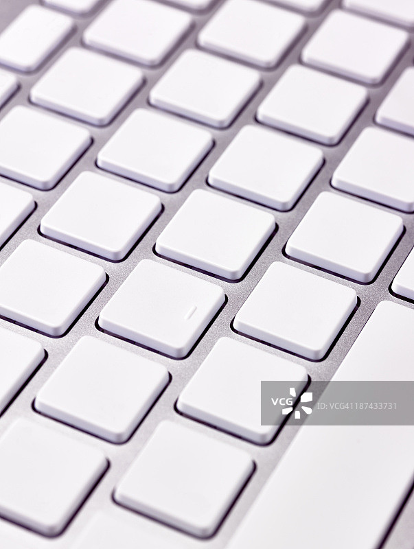 白色键盘图片素材