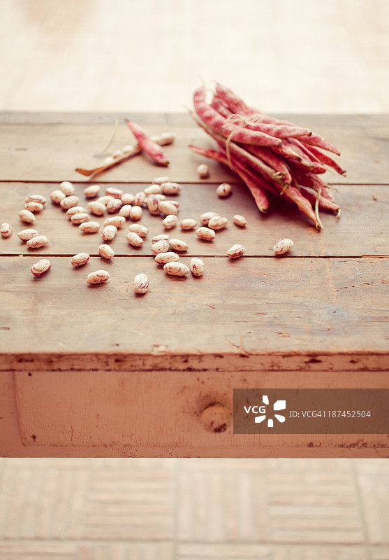 新鲜的法吉oli豆图片素材