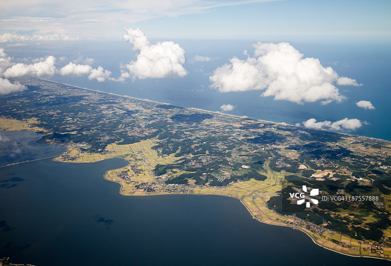 鹿岛鸟瞰图图片素材