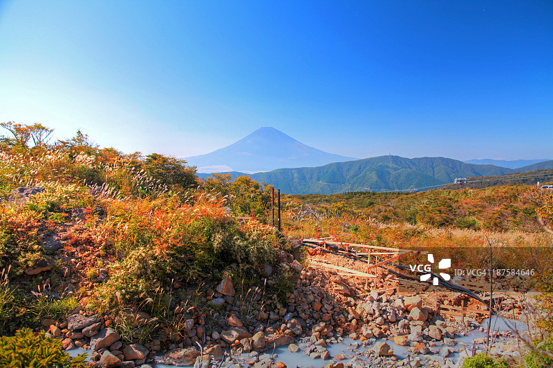 箱根富士山温泉风光图片素材