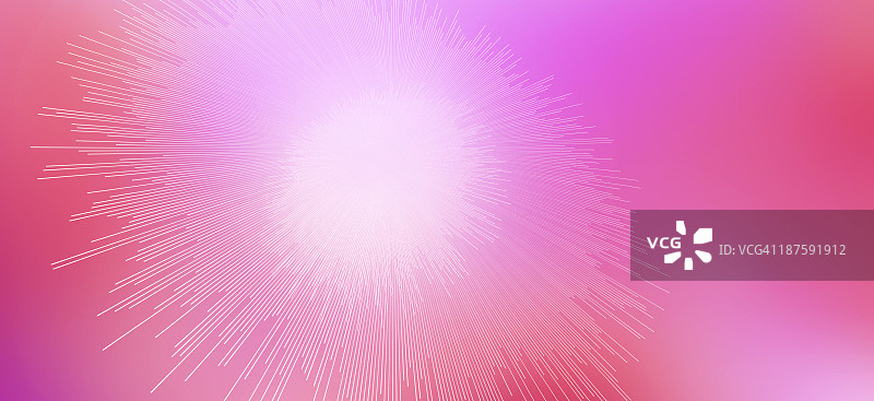 通向明亮消失点的各种线条的递减锥体图片素材