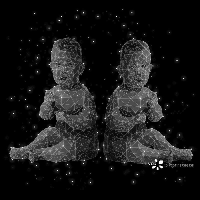 双子座星座图片素材