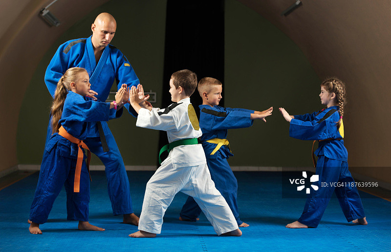 空手道训练图片素材