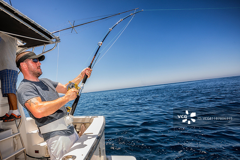 深海渔民图片素材