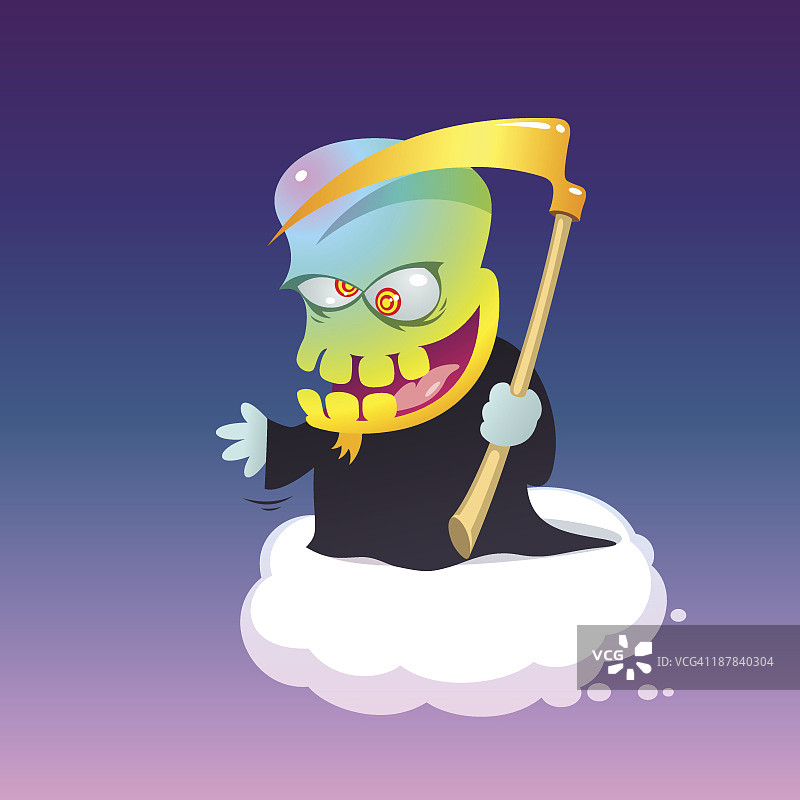 死亡卡通人物图片素材