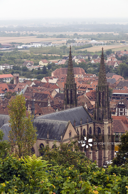 从上方看奥伯奈图片素材