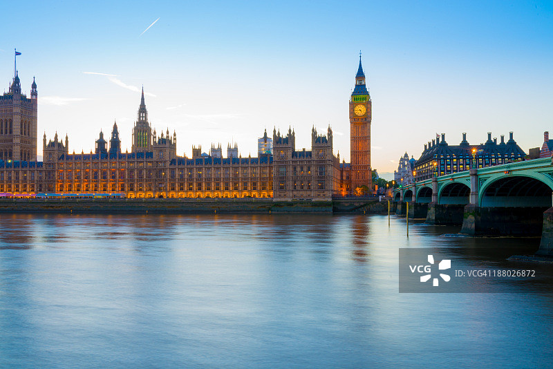 大本钟和议会大厦图片素材