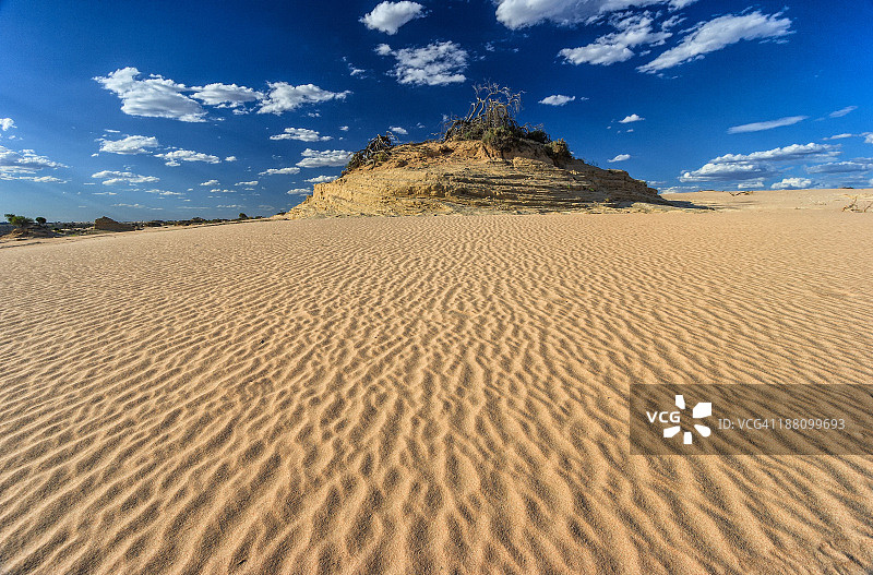 蒙戈湖沙丘图片素材