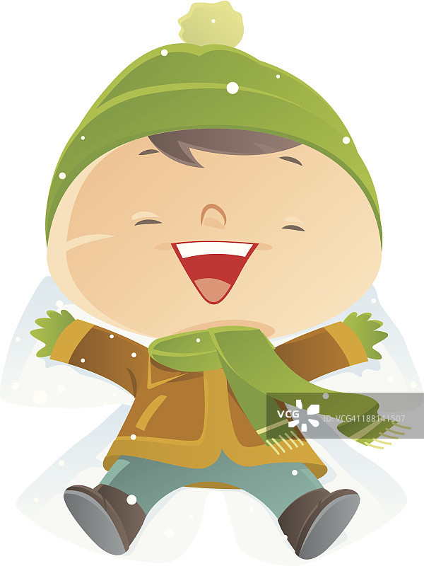 雪天使图片素材