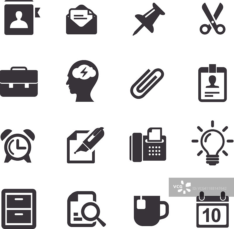 办公室工作图标-Acme系列图片素材