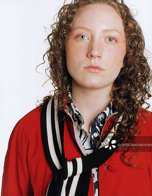 少女肖像特写（17-19岁）图片素材