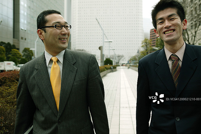 两位商人肖像图片素材