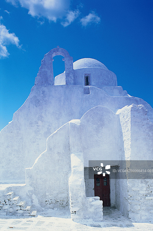 希腊米科诺斯岛帕拉波尔提亚尼教堂图片素材