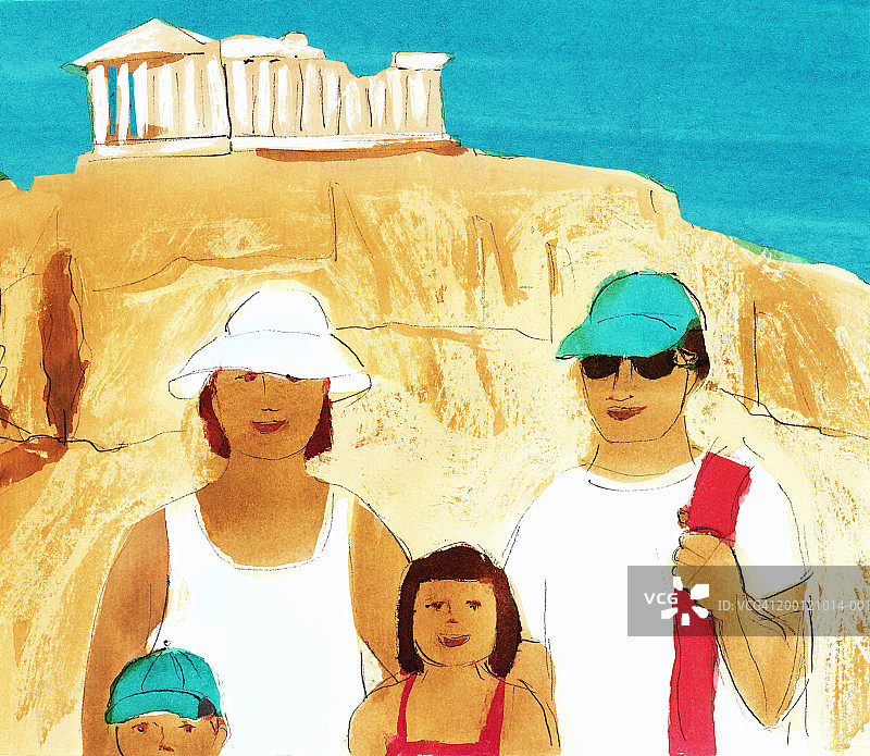 全家合影留念图片素材