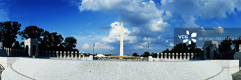 美国华盛顿特区：二战纪念碑图片素材