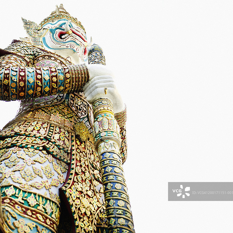 玉佛寺的雕像图片素材